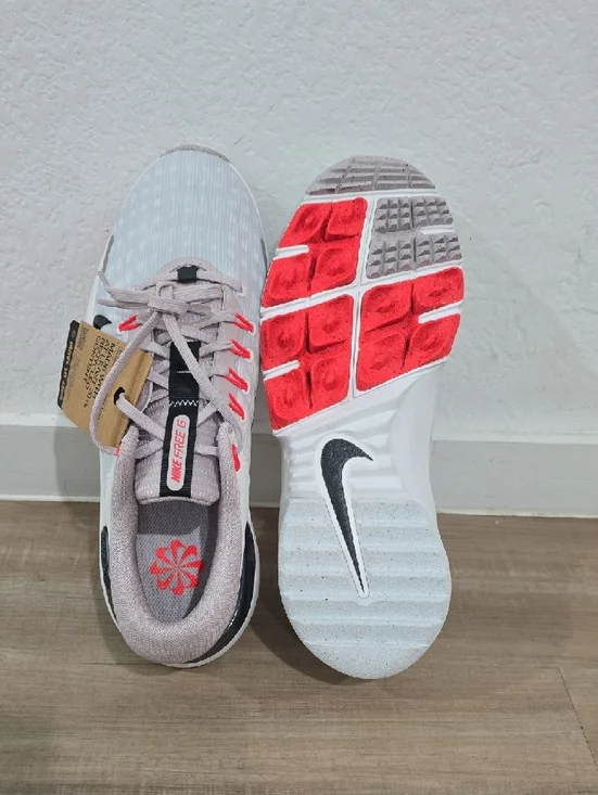 Nike Women’s Athletic Shoes - Light Gray with Pink Accents - Picture 5 of 5